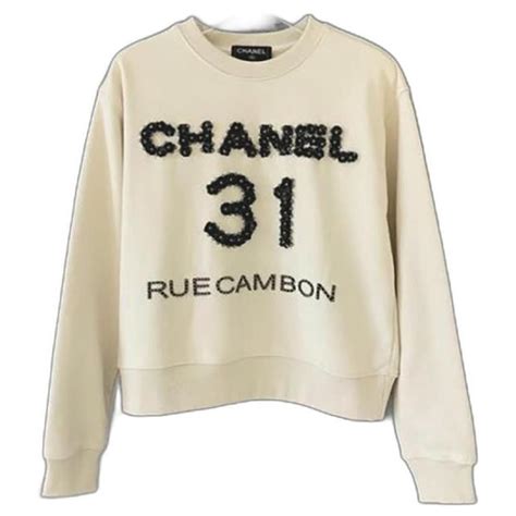 chanel 31 rue cambon sweater|Chanel leather cardigan.